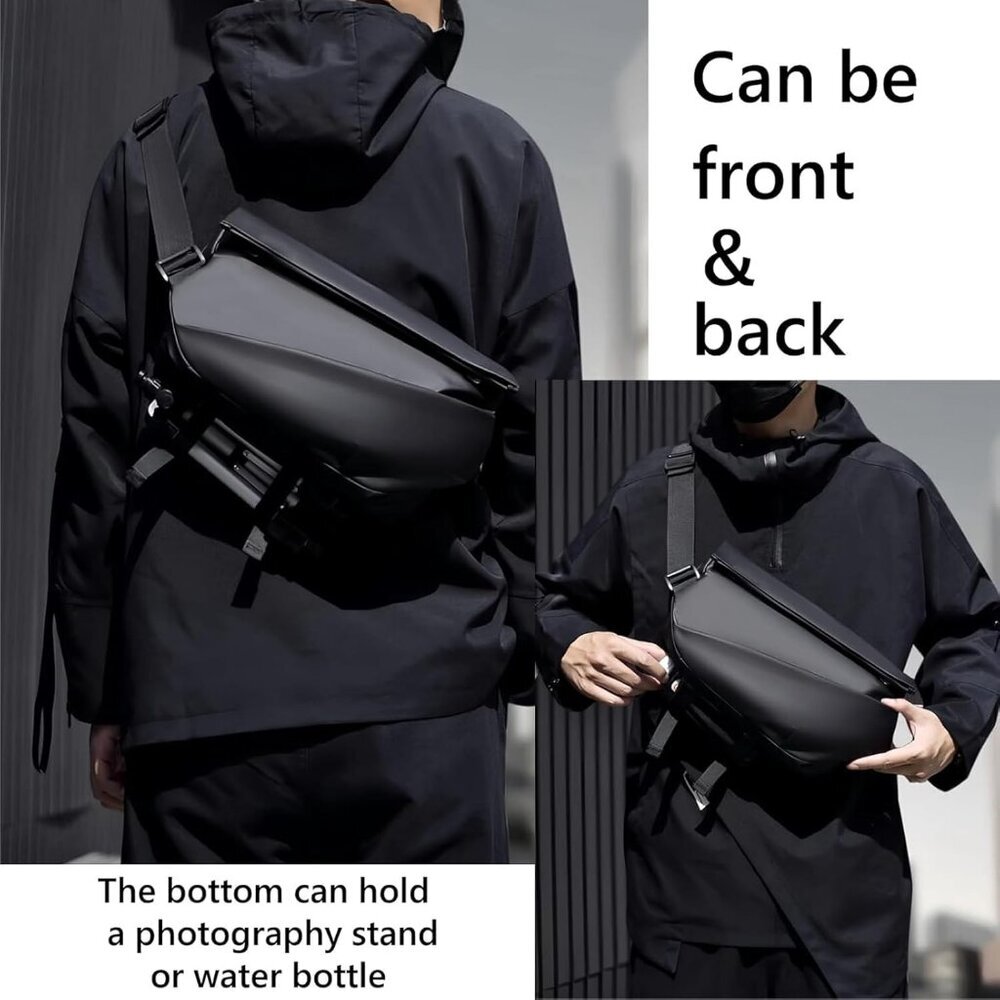 Versatile Expandable Backpack - Waterproof Crossb… - image 3